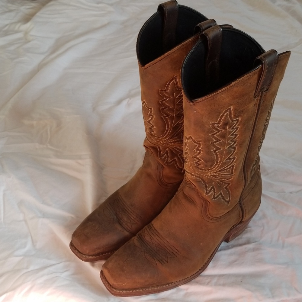 Genuine leather woman's cowboy boots
